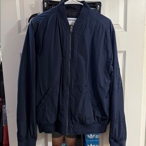 Old Navy Men's Dark Blue Bomber Jacket
